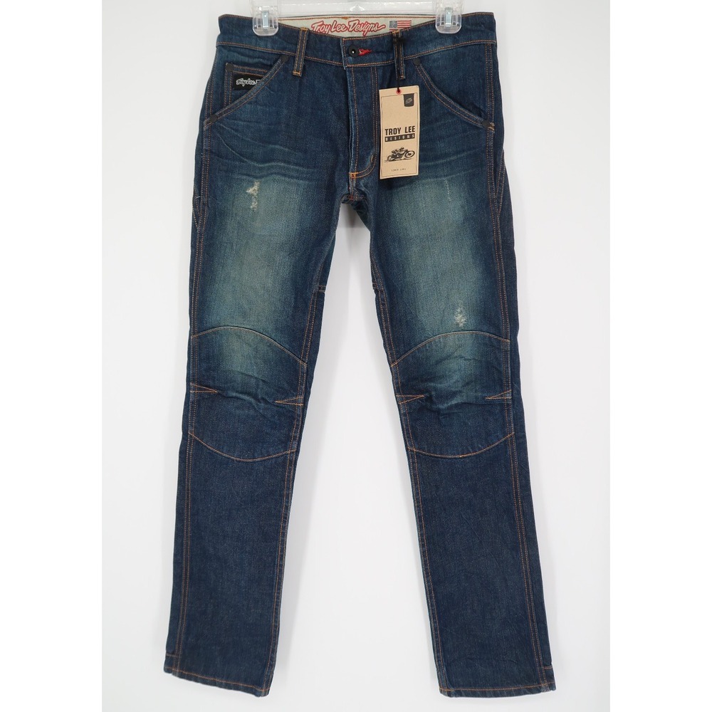 Troy Lee Designs Mens 30 Rider Moto Jeans TLD Made In USA Size 30x32 NEW